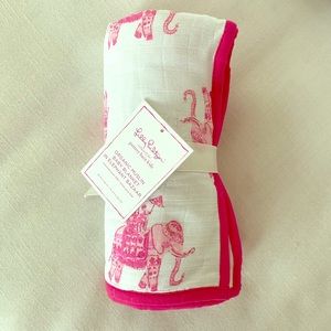 Lilly Pulitzer for PBK muslin blanket NWT